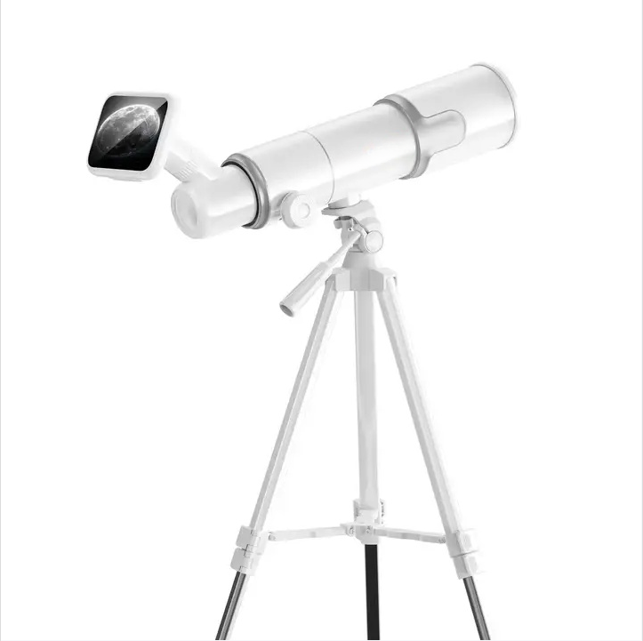 70mm Digital Refractor Telescope with LCD Display, Adjustable Tripod ...